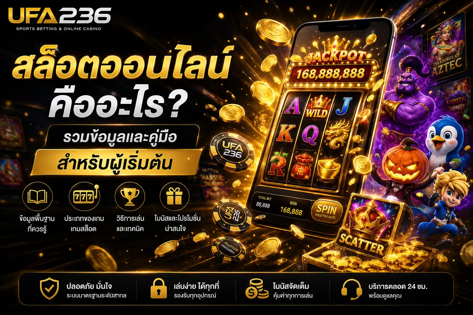 สล็อตออนไลน์ คืออะไร คู่มือสำหรับผู้เริ่มต้นและข้อมูลพื้นฐานเกี่ยวกับเกมสล็อตออนไลน์