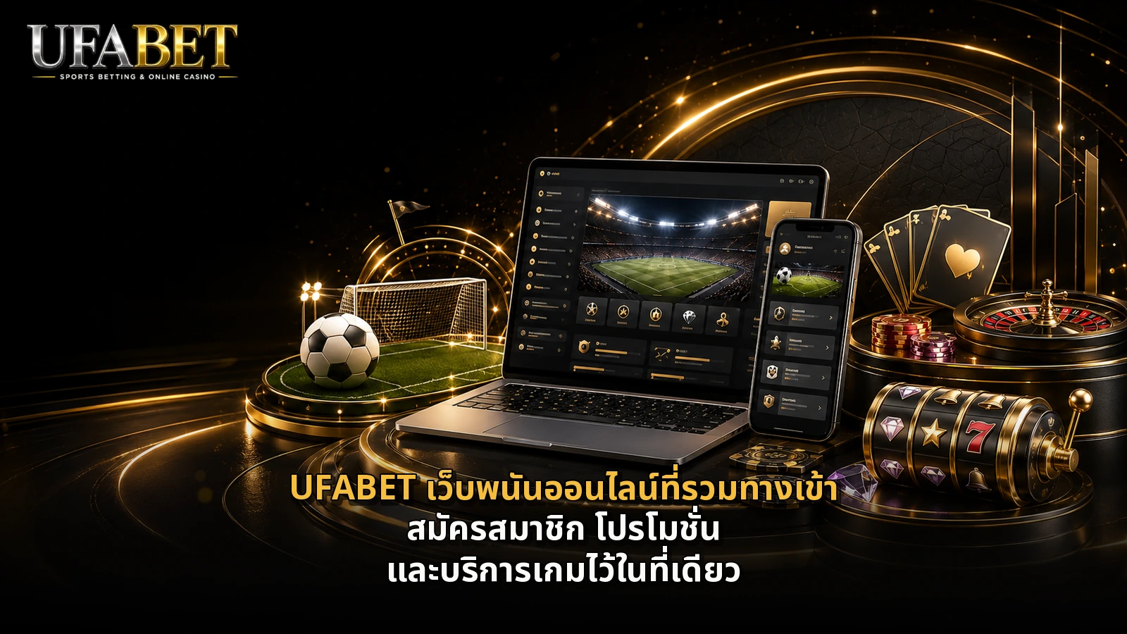 UFABET เว็บพนันออนไลน์ที่รวมทางเข้า สมัครสมาชิก โปรโมชั่น และบริการเกมไว้ในที่เดียว