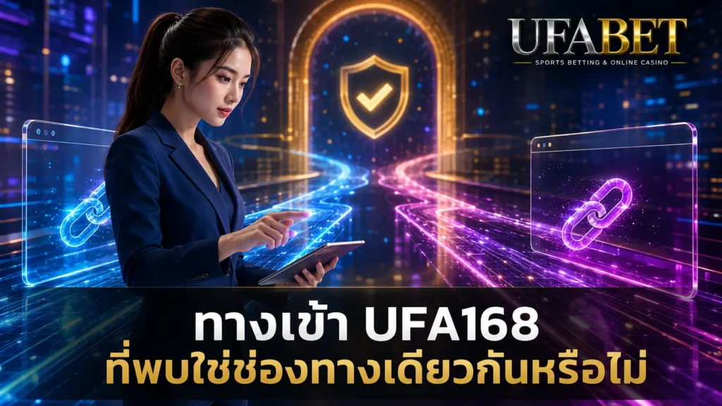 ทาง UFA168 ที่พบใช่ช่องทางเดียวกันหรือไม่