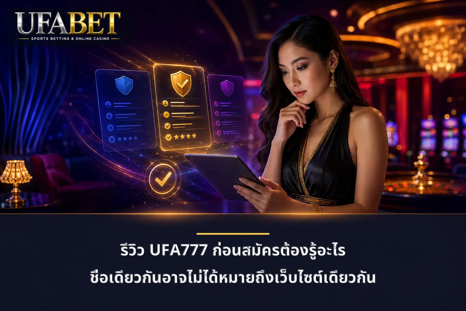 รีวิว UFA777 ก่อนสมัครต้องรู้อะไร ชื่อเดียวกันอาจไม่ได้หมายถึงเว็บไซต์เดียวกัน